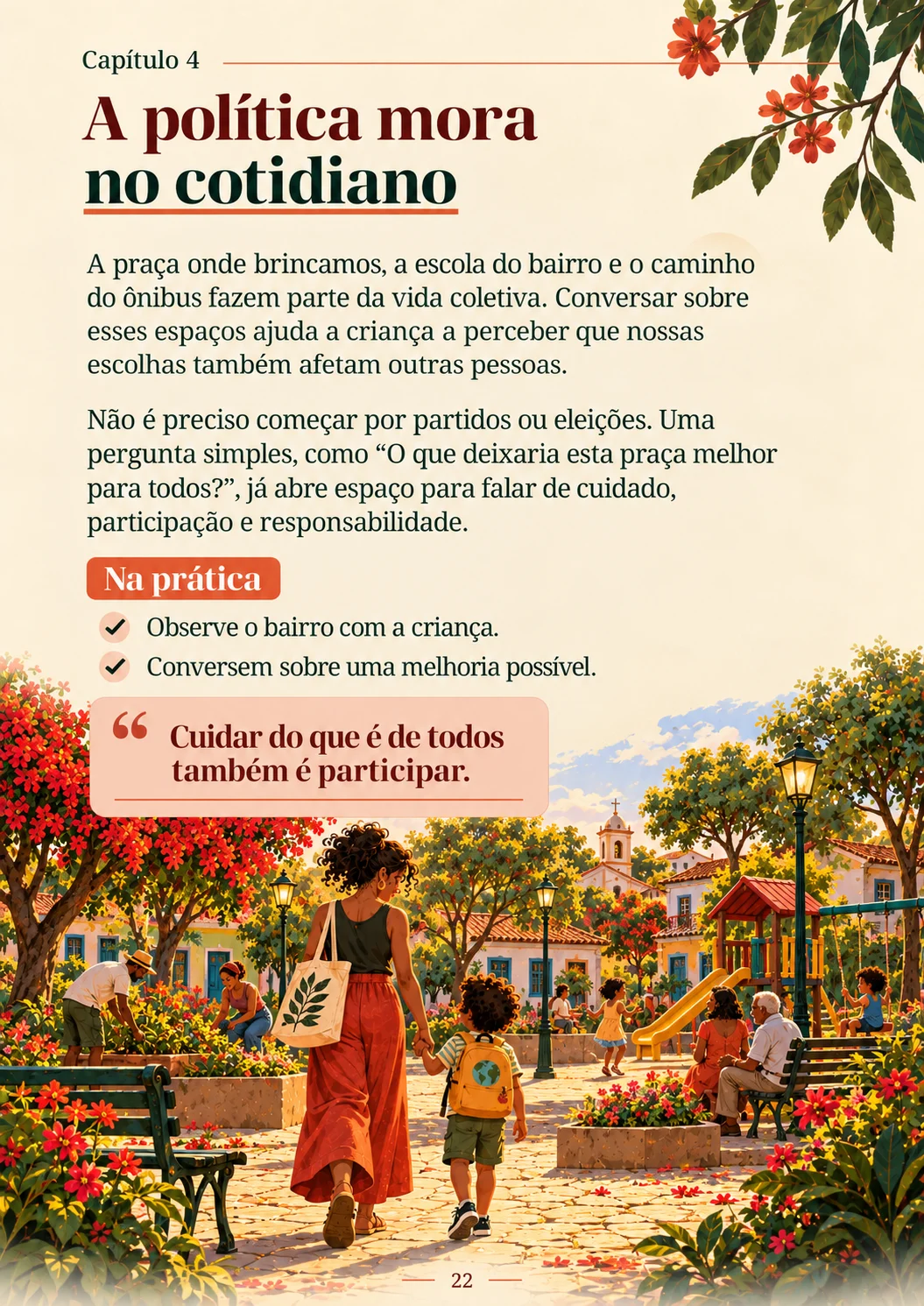 Página 22: A política mora no cotidiano