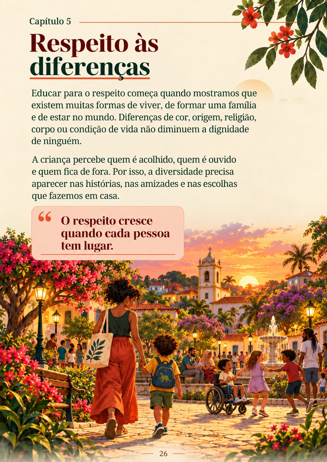 Página 26: Respeito às diferenças
